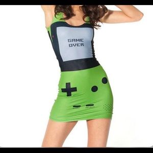Gameboy game over bodycon dress Halloween